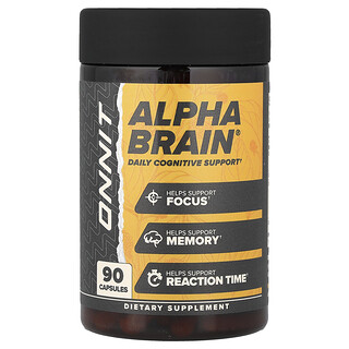 Onnit, Alpha BRAIN®，90 粒膠囊