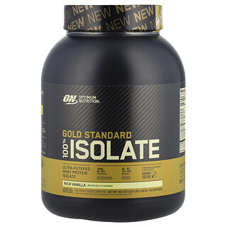 Optimum Nutrition, Gold Standard 全分離乳清蛋白，濃鬱香草，2.91 磅（1.32 千克）