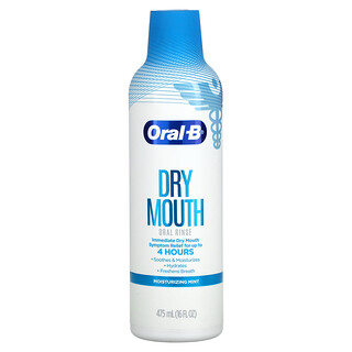 Oral-B, 口乾口腔清洗劑，保溼薄荷，16 液量盎司（475 毫升）
