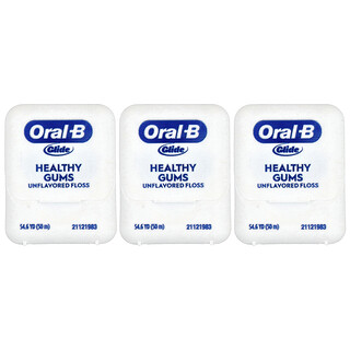 Oral-B, Glide，Pro-Health，Original 牙線，無味，3 包