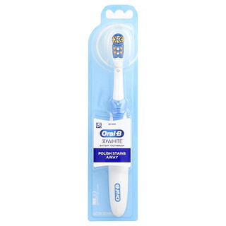 Oral-B, 3D 淨白，電池供電牙刷，1 支