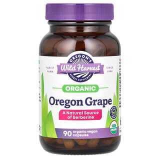 Oregon's Wild Harvest, 有機俄勒岡葡萄，1140 毫克，90 粒有機全素膠囊（每粒膠囊 380 毫克）
