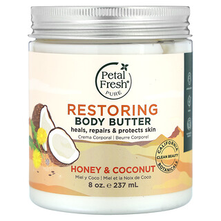 Petal Fresh, 修護身體乳，蜂蜜和椰子，8 盎司（237 毫升）
