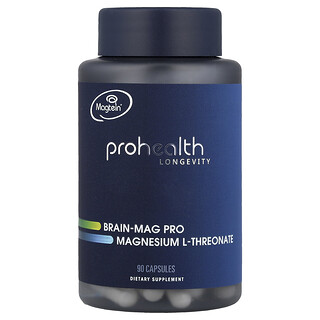 ProHealth Longevity, Brain-Mag Pro，L-蘇糖酸鎂，144 毫克，90 粒膠囊（每份含 48 毫克）