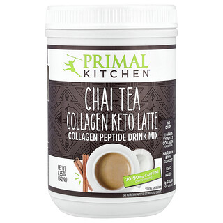 Primal Kitchen, 膠原蛋白拿鐵咖啡，印度香茶，8.55 盎司（242.4 克）