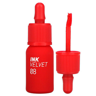 Peripera, Ink 天鵝絨唇彩，08 爆款紅，0.14 盎司（4 克）