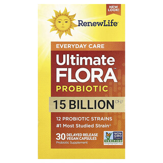 Renew Life, Ultimate Flora™，益生菌，30 粒緩釋全素膠囊