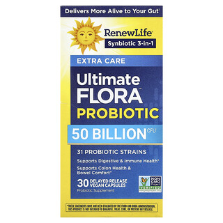 Renew Life, Ultimate Flora™，益生菌，30 粒緩釋全素膠囊