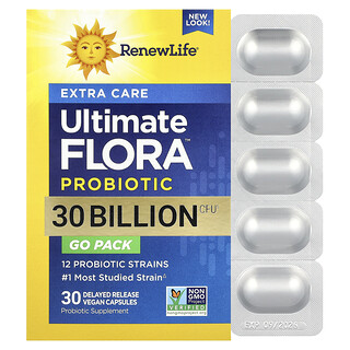 Renew Life, 特強護理，Ultimate Flora™ 益生菌，30 粒緩釋全素膠囊