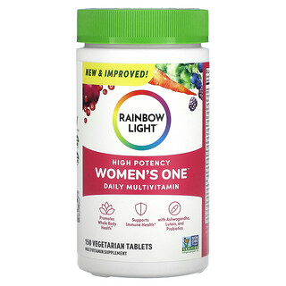 Rainbow Light, Women's One 女性每日複合維生素，150 粒素食片