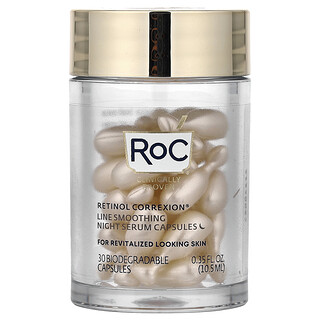 洛克, Retinol Correxion Line Smoothing 夜間精華膠囊，30 粒可生物降解膠囊