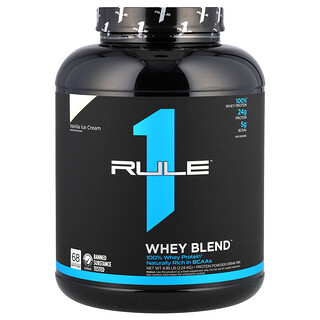 Rule One Proteins, 混合乳清，蛋白質粉混合飲品，香草霜淇淋味，4.95 磅（2.24 kg）