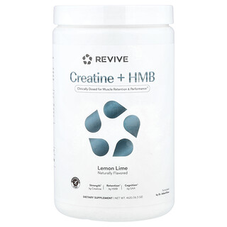 Revive, Creatine + HMB, Lemon Lime, 16.3 oz (462 g)