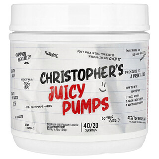 Raw Nutrition, Christopher's Juicy Pumps，16.72 盎司（474 克）