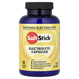 SaltStick, 電解質膠囊，100 粒素食膠囊