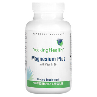 Seeking Health, Magnesium Plus，含維生素 B6，100 粒素食膠囊