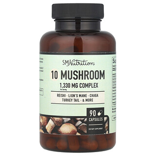 SMNutrition, 10 蘑菇複合物，90 粒膠囊