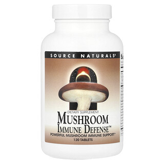 Source Naturals, 蘑菇抵抗防禦，16種蘑菇複合配方，120片
