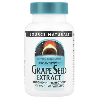 Source Naturals, Proanthodyn™，葡萄籽提取物，100 毫克，120 粒膠囊