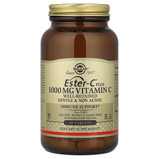 索爾加, Ester-C Plus，維生素 C，1000 毫克，90 片