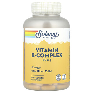 Solaray, 維生素B群50, 250粒素食膠囊