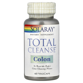 Solaray, Total Cleanse™，結腸，60 粒素食膠囊