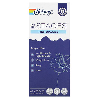 Solaray, Her Life Stages，更年期，60 粒素食膠囊