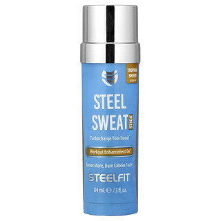 SteelFit USA, Steel Sweat Stick, Workout Enhancement Gel, Tropical Breeze, 3 fl oz (84 ml)