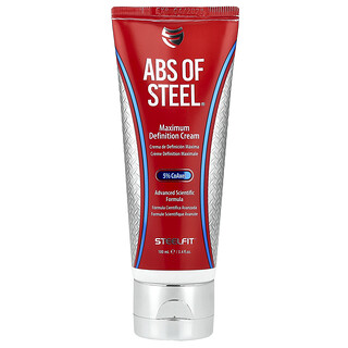 SteelFit USA, Abs of Steel®，特強定型霜，3.4 液量盎司（100 毫升）