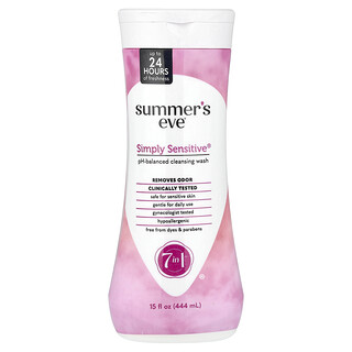 Summer's Eve, 日常溫和洗面奶，敏感適用，15 液量盎司（444 毫升）