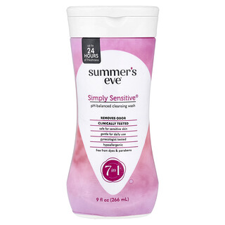 Summer's Eve, 日常溫和洗面奶，敏感適用，9 液量盎司（266 毫升）