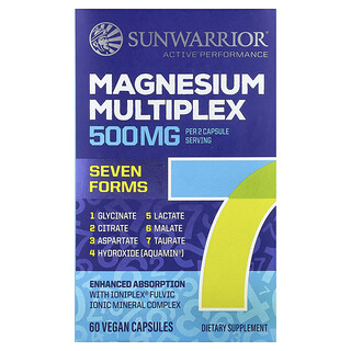 太陽勇士, Magnesium Multiplex, 60 Vegan Capsules