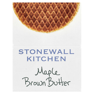 Stonewall Kitchen, 華夫曲奇，楓糖褐醬，8 塊荷蘭華夫曲奇，每塊 1.1 盎司（32 克）