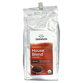 Swanson, 有機家常咖啡，研磨，中度烘焙，1 磅（454 克）