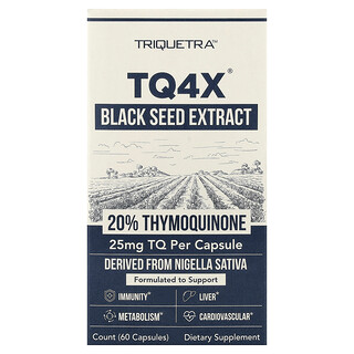 Triquetra Health, TQ4X® Black Seed Extract, 60 Capsules