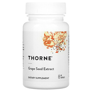 Thorne, 葡萄籽提取物，100 毫克，60 粒膠囊