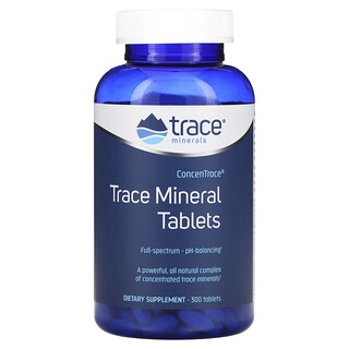 Trace Minerals ®, 微量元素補充片，300片