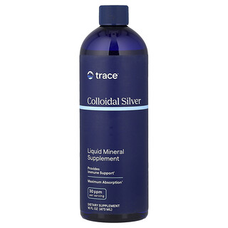 Trace, 膠體銀，30 ppm，16 液量盎司（473 毫升）
