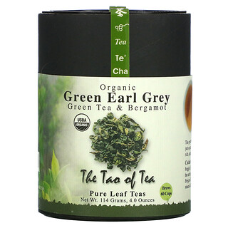 The Tao of Tea, 有機綠茶和弗手柑，格雷伯爵茶，4.0盎司（115克）