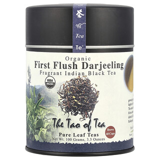 The Tao of Tea, 有機芳香印度紅茶，春採大吉嶺茶，3.5 盎司（100 克）