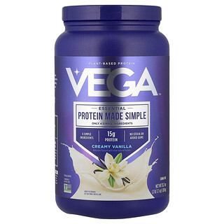 Vega, Made Simple 植物基蛋白質，香草味，2 磅（3.7 盎司）