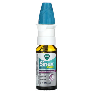 Vicks, Sinex Severe，超精細保濕噴霧，0.5 液量盎司（15 毫升）