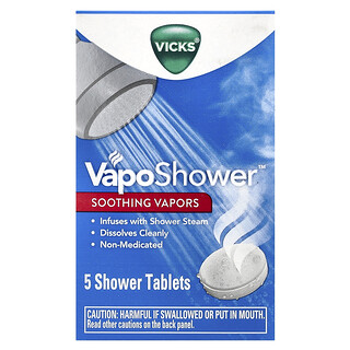 Vicks, VapoShower™，舒緩蒸汽，5 片淋浴片