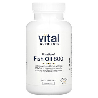 Vital Nutrients, 超全魚油 800，檸檬味，90 粒軟凝膠