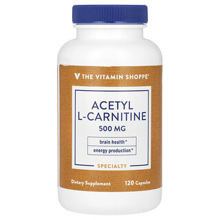 The Vitamin Shoppe, 乙醯左旋肉堿，500 毫克，120 粒膠囊