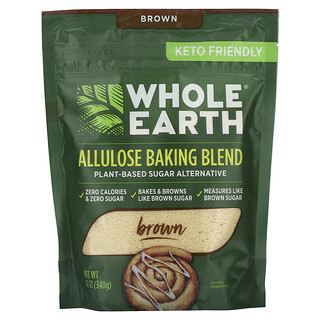 Whole Earth, 阿洛酮糖烘焙粉，棕色，12 盎司（340 克）