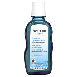 Weleda, 一步清潔爽膚水，3.4 液量盎司（100 毫升）
