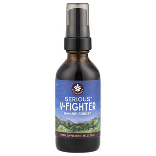 WishGarden Herbs, Serious™ V-Fighter，2 液量盎司（59 毫升）