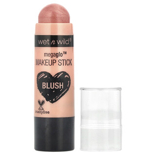 wet n wild, MegaGlo 化妝棒，腮紅，Peach Bums，0.21 盎司(6 克)