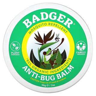 Badger, 防蟲膏，香茅和迷迭香，2 盎司（56 克）